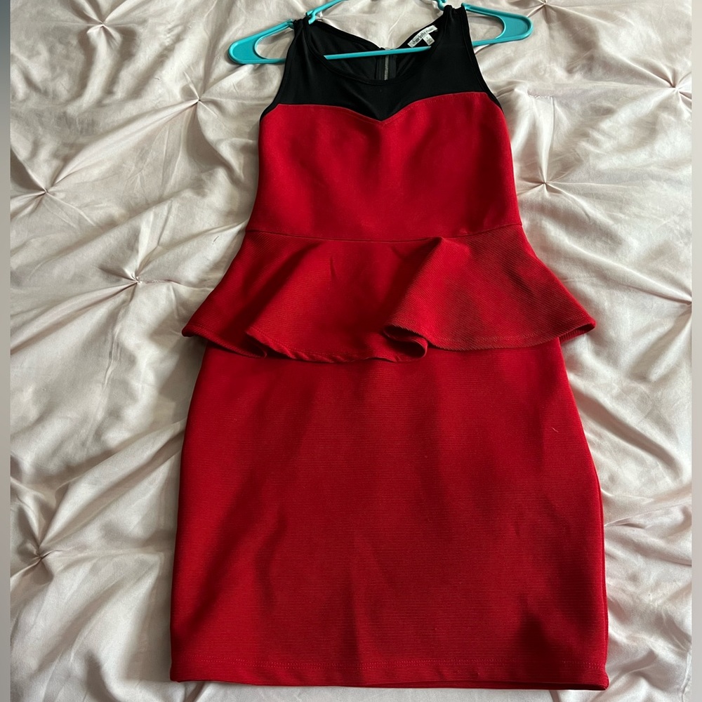 Black and red dress